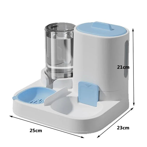 2-in-1 Pet Feeder & Water Bowl – Large Capacity Food Bowl